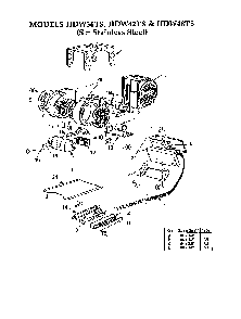 Blowers Diagram and Parts List for HDW  Thermador Range Hood