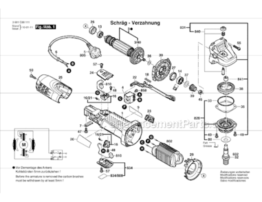 Part Location Diagram of 1619P01598 Bosch Tool HEX SCREW DRIVER