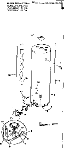 Replacement Parts Diagram and Parts List for 153339440  Kenmore Water Heater