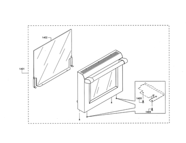 Part Location Diagram of 00707510 Bosch GLASS PANEL