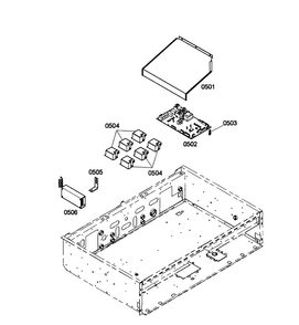 Pcb's Assy Diagram and Parts List for PD366BS 12 Thermador Range