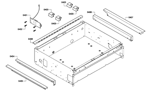 Part Location Diagram of 00684231 Bosch DECOR PLATE