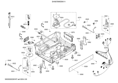 Part Location Diagram of 12016883 Bosch POWER MODULE PROGRAM