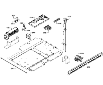 Pcb's Asy Diagram and Parts List for HBL8750UC 07 Bosch Microwave Oven Combo
