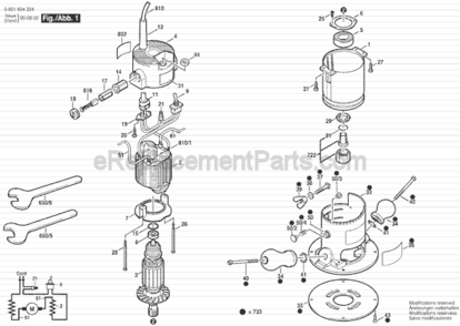 Part Location Diagram of 3603340500 Bosch Threaded Ring