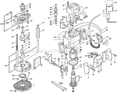 Part Location Diagram of 3601119760 Bosch Tool STICKER