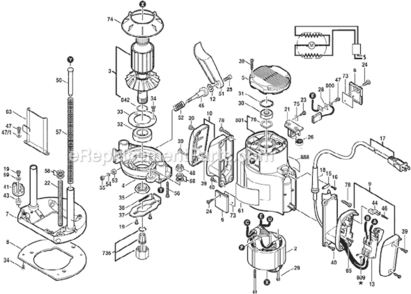 Part Location Diagram of 1614652001 Bosch Tool SPIRAL SPRING