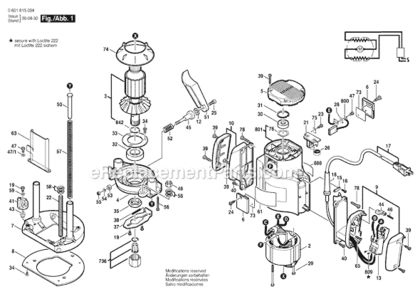 Part Location Diagram of 3600400508 Bosch Locking Piece