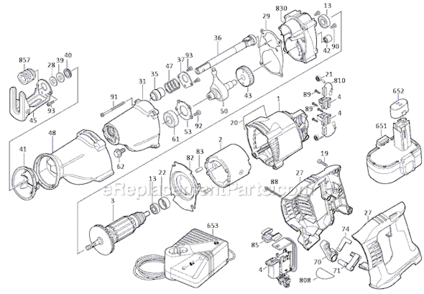 Part Location Diagram of 2610935013 Bosch Tool LEAF SPRING