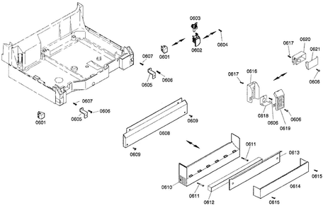 Base 2 Assy Diagram and Parts List for SHX99A15UC 19 Bosch Dishwasher