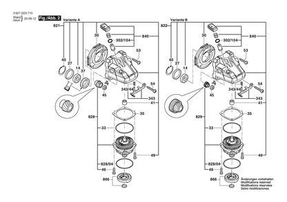 Part Location Diagram of 1607000FC6 Bosch Tool PROTECTIVE COVER