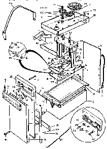 Frame Diagram and Parts List for WCC24  Thermador Trash Compactor