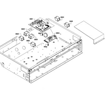Pcb's Assy Diagram and Parts List for PRD366GHU 03 Thermador Range