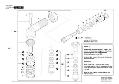 Part Location Diagram of 3600210104 Bosch O-Ring