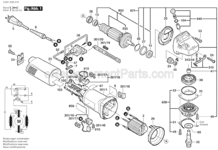 Part Location Diagram of 1607000A71 Bosch Tool BUTTON