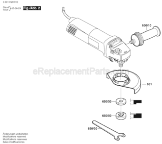 Part Location Diagram of 3603340503 Bosch Tool ROUND NUT