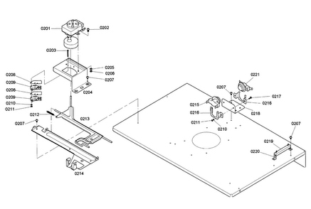 Latch Diagram and Parts List for HBL745AUC 03 Bosch Wall Oven
