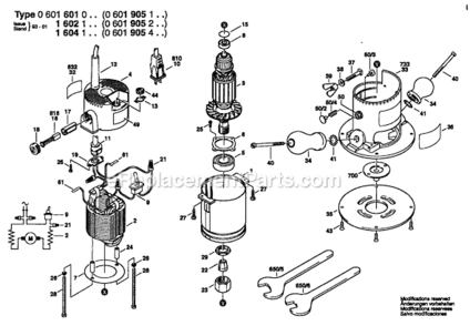 Part Location Diagram of 3604011513 Bosch Armature 115V
