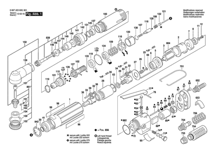 Section 1 Diagram and Parts List for 0607453601  Bosch Screwdriver