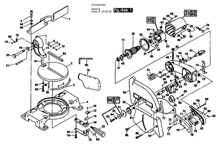 Part Location Diagram of 2610356437 Bosch Tool SCREW