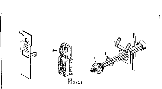 Functional Replacement Parts Diagram and Parts List for 153323411  Kenmore Water Heater