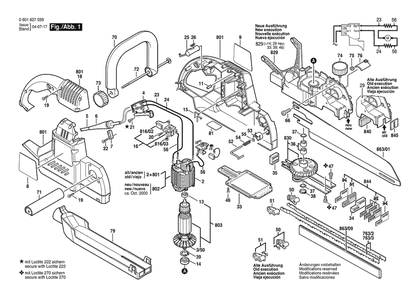Part Location Diagram of 3605108146 Bosch Motor Housing Blue