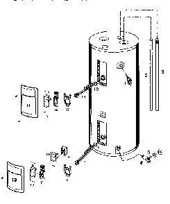 Kenmore Power Miser 5 Diagram and Parts List for 153324660  Kenmore Water Heater