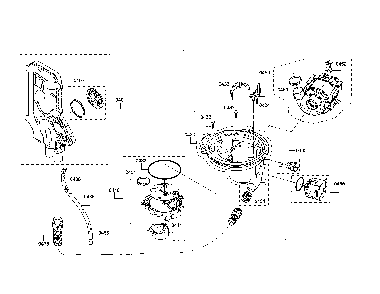 Water inlet/heat pump/sump Diagram and Parts List for SHS863WD6N 10 Bosch Dishwasher