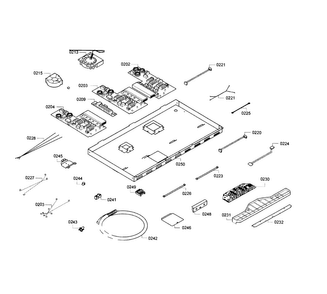 Part Location Diagram of 00745771 Bosch PC BOARD