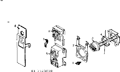 Functional Replacement Parts Diagram and Parts List for 153323410  Kenmore Water Heater