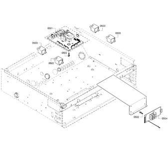 Pcb's Assy Diagram and Parts List for PRD304GHU 09 Thermador Range