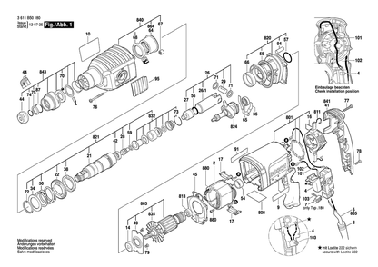 Part Location Diagram of 160720032D Bosch Switch