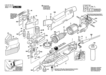 Part Location Diagram of 2604465109 Bosch Suppression Filter