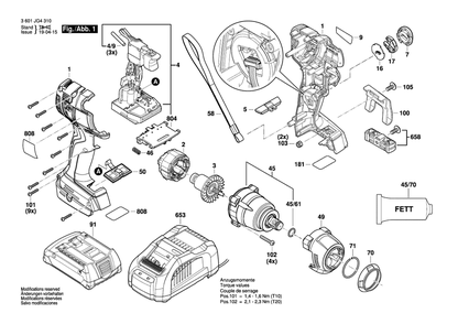 Part Location Diagram of 160111A6LX Bosch Nameplate