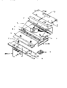 Canopy Diagram and Parts List for H30HQS  Thermador Range Hood