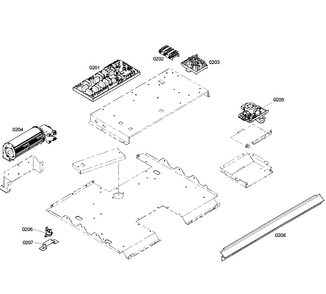 Pcb's Assy Diagram and Parts List for HBN3550UC 01 Bosch Wall Oven