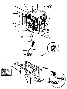 Tank Parts, All Models Diagram and Parts List for WKD2700  Thermador Dishwasher