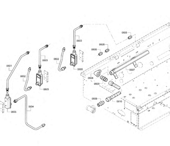 Manifold Assy Diagram and Parts List for PRG366JG 03 Thermador Range