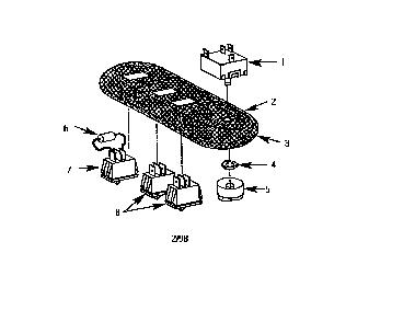 Switch Assembly Diagram and Parts List for PH48HQS  Thermador Range Hood