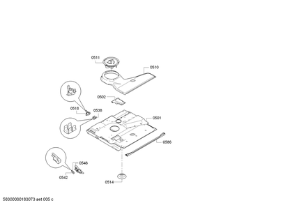 Part Location Diagram of 12018401 Bosch FAN MOTOR