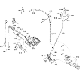 Pump Diagram and Parts List for WFMC640SUC 04 Bosch Washer