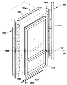 Trim Asy Diagram and Parts List for KBULT3675E01  Thermador Refrigerator