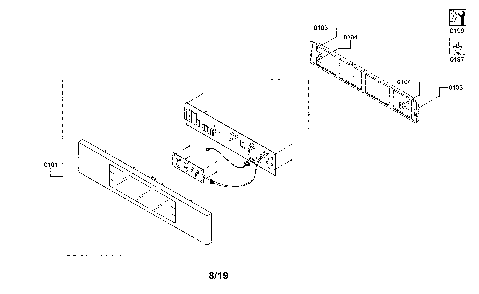 Control assembly Diagram and Parts List for HMCP0252UC 03 Bosch Microwave