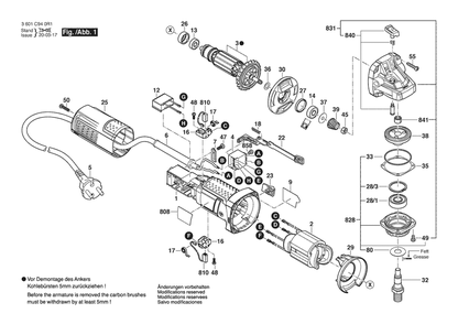 Part Location Diagram of 160720031V Bosch Switch