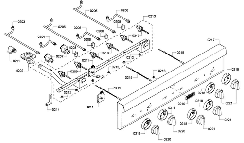 Part Location Diagram of 00683744 Bosch MANIFOLD