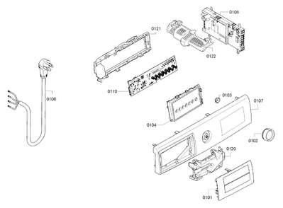 Part Location Diagram of 11008600 Bosch PANEL-FACIA