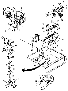 Power & Related Parts Diagram and Parts List for CMT231-01  Thermador Microwave