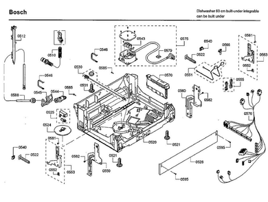 Part Location Diagram of 00752214 Bosch CONTROL MODULE NOT PROGR