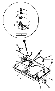 Section 10 Diagram and Parts List for SGCV36G02  Thermador Cooktop