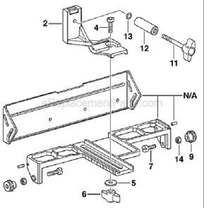 Part Location Diagram of 1600309013 Bosch Spacer